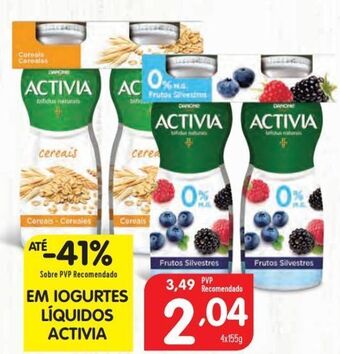 Minipreço Iogurte activia promoção