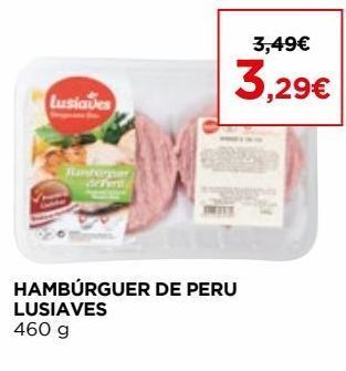 El Corte Inglés Hamburguer de perú lusiaves promoção