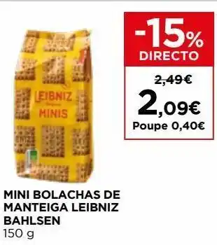 El Corte Inglés Biscoito de manteiga promoção