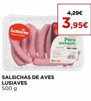 El Corte Inglés Salsicha de peru lusiaves promoção