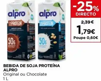 El Corte Inglés Bebida de soja alrpro promoção