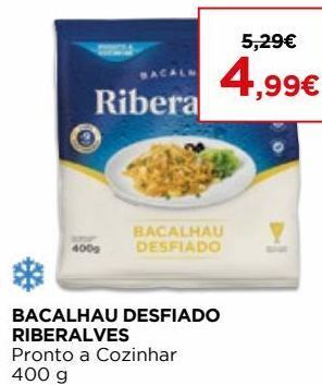 El Corte Inglés Bacalhau desfiado riberalves promoção