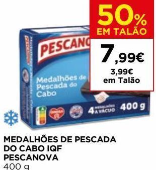 El Corte Inglés Peixe congelado pescanova promoção
