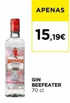 El Corte Inglés Gin beefeater promoção