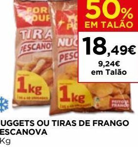 El Corte Inglés Nuggets pescanova promoção