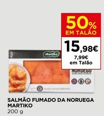 El Corte Inglés Salmão fumado martiko promoção
