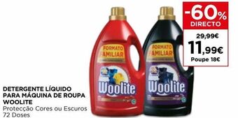 El Corte Inglés Detergente líquido woolite promoção