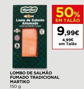 El Corte Inglés Lombo de salmão martiko promoção