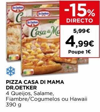 El Corte Inglés Pizza dr. oetker promoção