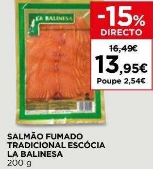 El Corte Inglés Salmão fumado promoção