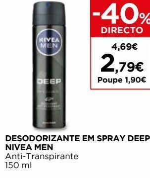 El Corte Inglés Desodorizante nivea men promoção