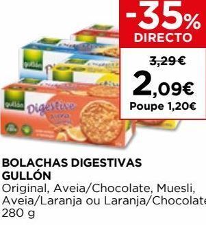 El Corte Inglés Bolachas digestivas gullon promoção