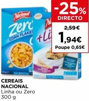 El Corte Inglés Cereais nacional promoção