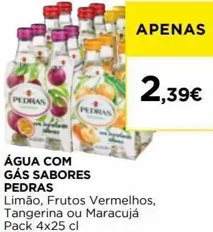 El Corte Inglés Água com sabor pedras promoção