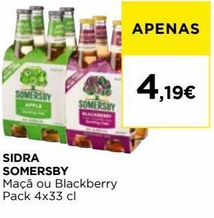 El Corte Inglés Sidra somersby promoção