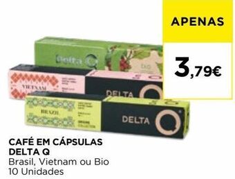 Cápsulas de café delta q
