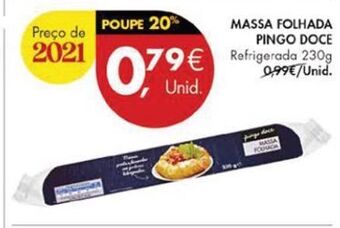 Massa folhada pingo doce