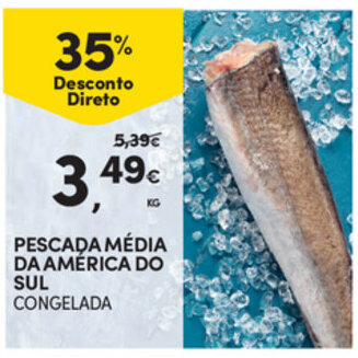 Continente Pescada Média da América do Sul Congelada promoção