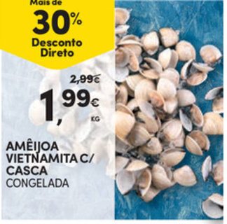 Continente Amêijoa Vietnamita C/ Casca promoção