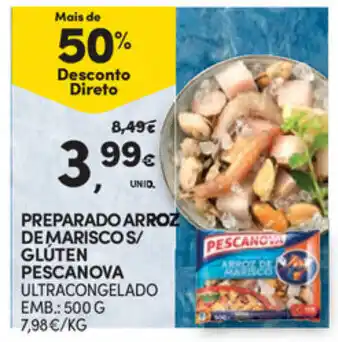 Continente Preparado Arroz de Marisco S/ Glúten Pescanova 500g promoção