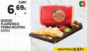 Continente Queijo Flamengo Terra Nostra Barra promoção