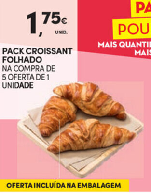 Continente Pack Croissant Folhado promoção