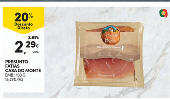 Continente Presunto Fatias Casa do Monte 150g promoção