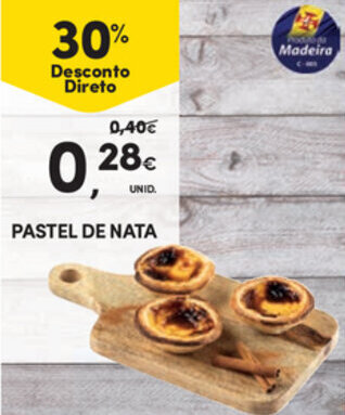 Continente Pastel de Nata promoção