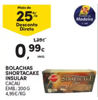 Bolachas Shortacake Insular 200g