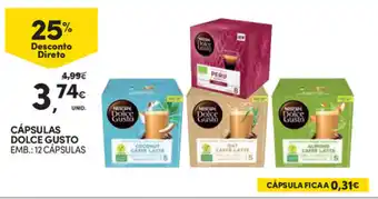 Continente Cápsulas Dolce Gusto 12 Cápsulas promoção