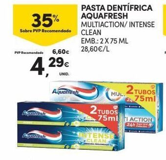 Continente Bom dia Pasta de dentes aquafresh promoção