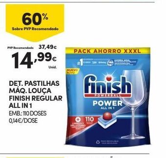 Continente Bom dia Detergente finish promoção