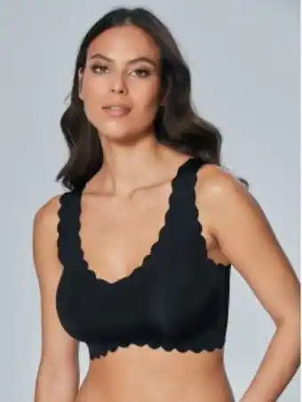 Soutien top liso com almofadinhas amovíveis