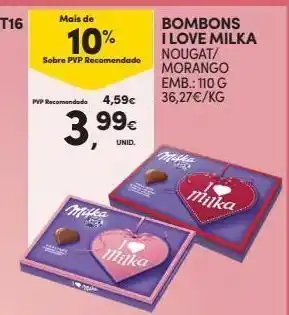 Continente Bom dia Bombons milka promoção