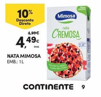 Continente Bom dia Laticínio mimosa promoção