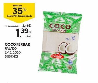 Continente Bom dia Coco promoção