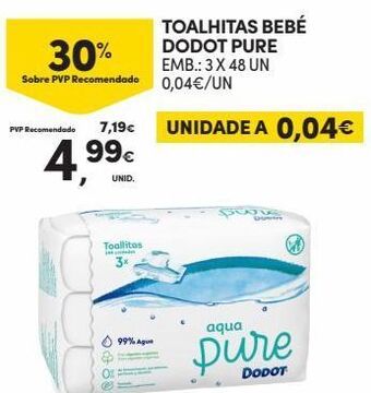 Continente Bom dia Toalhas umedecidas dodot promoção