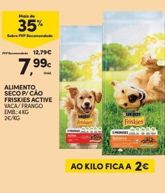 Continente Bom dia Ração para cães friskies promoção