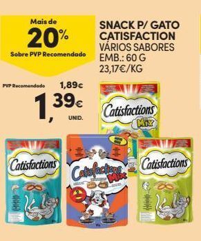 Continente Bom dia Ração para gatos catisfaction promoção