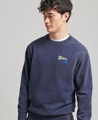 Superdry Vintage collegiate crew sweatshirt promoção