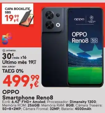 Worten Oppo Smartphone Reno 8 promoção