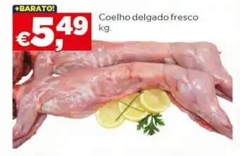 Bolama Coelho delgado Fresco 1kg promoção