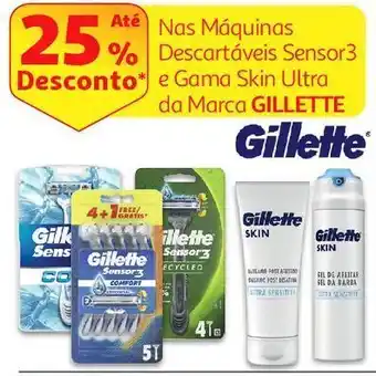 Auchan Gel barbear gillette promoção