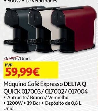 Auchan Maquina cafe delta q promoção