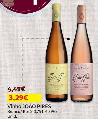 Auchan Vinho rosé joão pires promoção