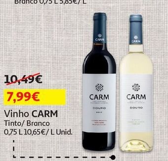 Auchan Vinho branco carm promoção