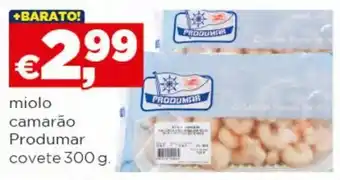 Bolama Miolo camarão Produmar covete 300g promoção