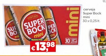 Bolama Cerveja Super Bock Mini 30 x 0.25 lt promoção