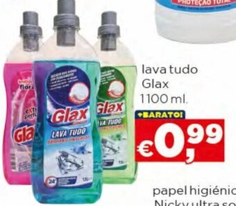 Bolama Lava tudo Glax 1100ml promoção