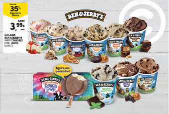Continente Gelado Ben & Jerry's 465ml promoção
